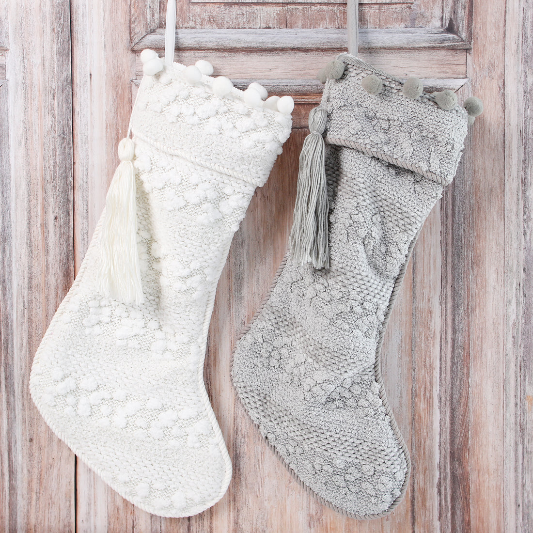 Fabric Stockings- Set of 2
