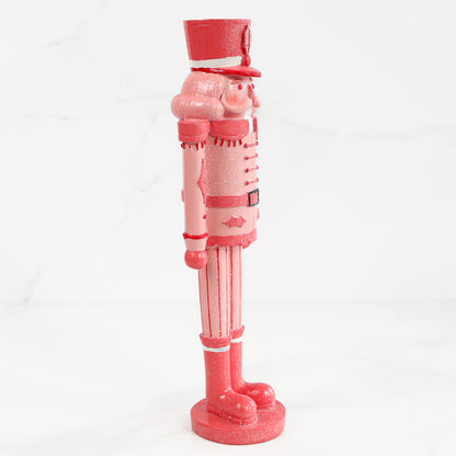 Pink And Red Nutcracker Figure