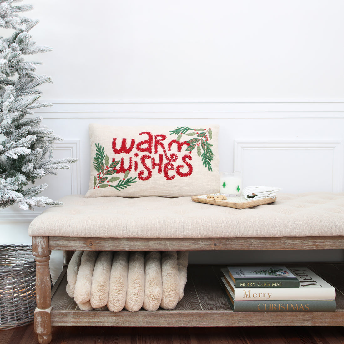 Warm Wishes Lumbar Pillow