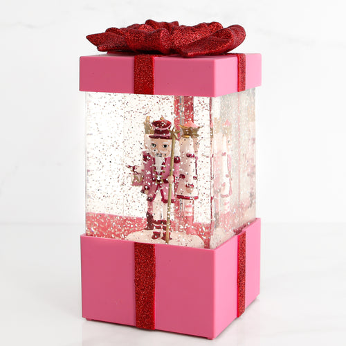DOORBUSTER: Nutcracker Present Water Globe - Interior Delights