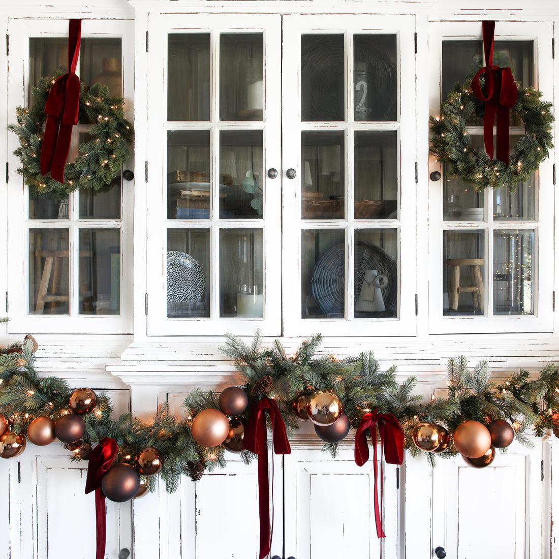 4&quot; Espresso Shatterproof Ornaments Set of 4