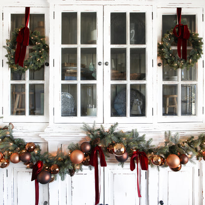 4&quot; Espresso Shatterproof Ornaments Set of 4