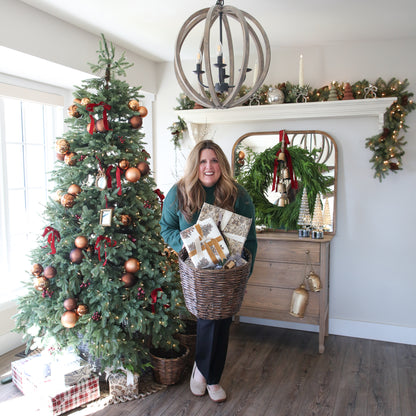 Set of 3 Brown Willow Baskets