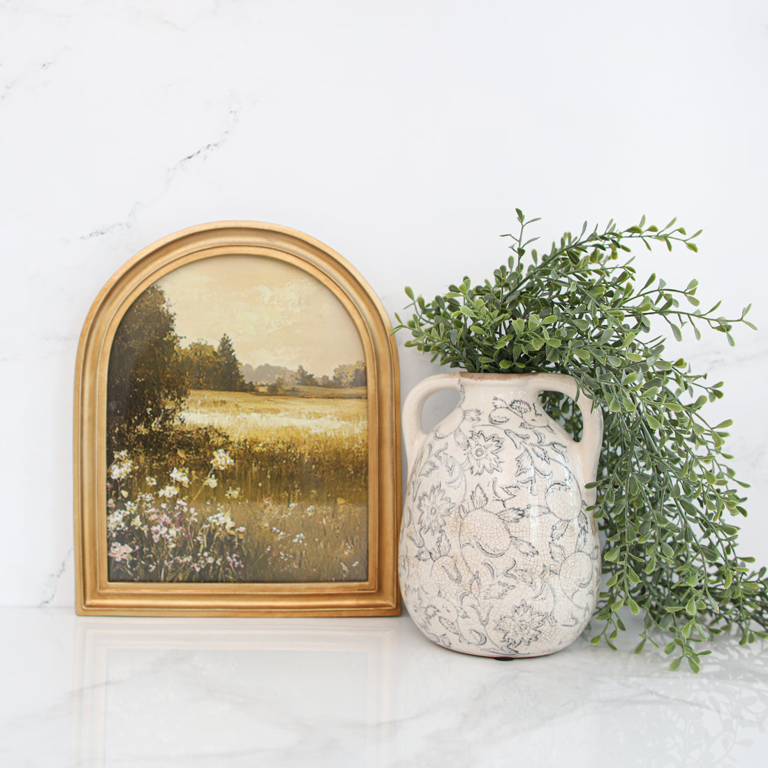 8x10 Gold Arched Frame