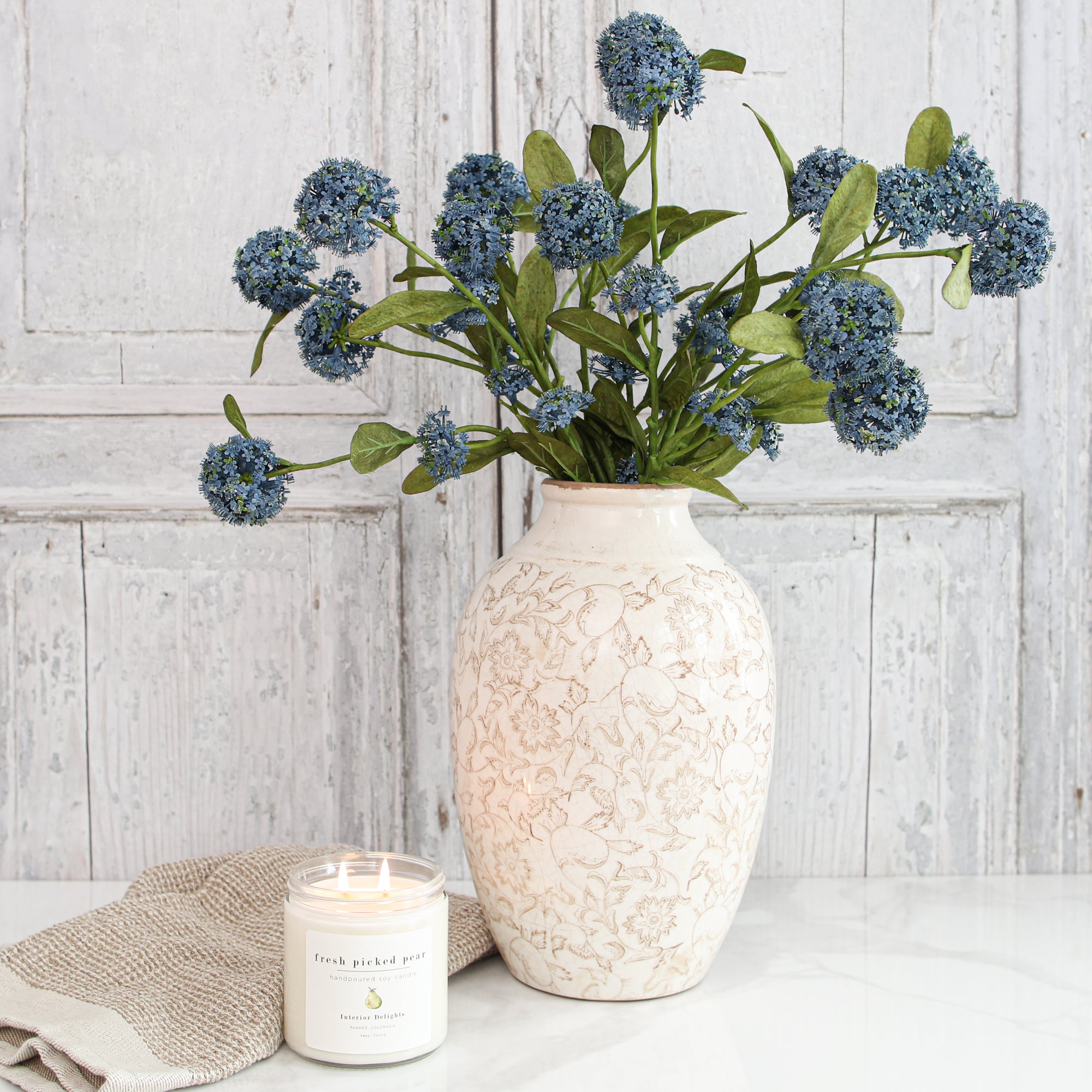 Blue Snowball Spray - Interior Delights