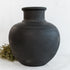 13.5 in Black Vase with Narrow Opening - Interior Delights