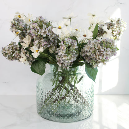 34" Lavender Hydrangea Stem - Interior Delights