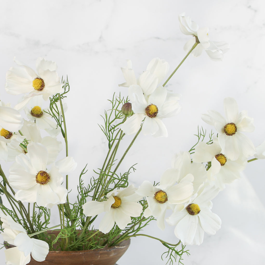 32" White Cosmos Stem