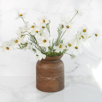 32" White Cosmos Stem - Interior Delights