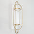 White and Gold Wall Sconce - Interior Delights