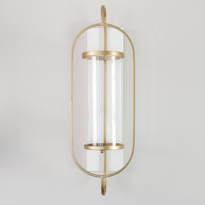 White and Gold Wall Sconce - Interior Delights