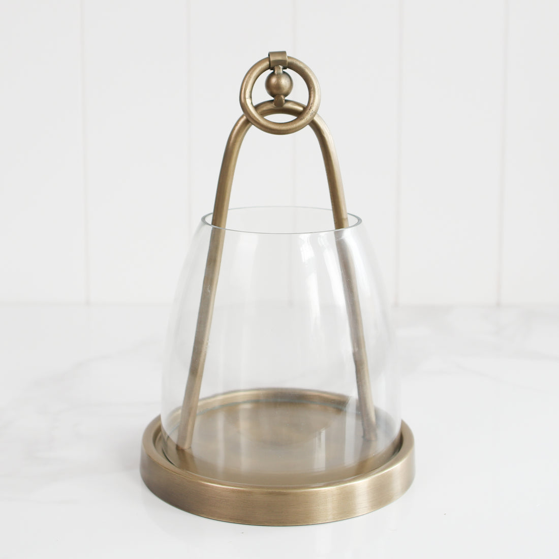 Gold Ring Top Lantern