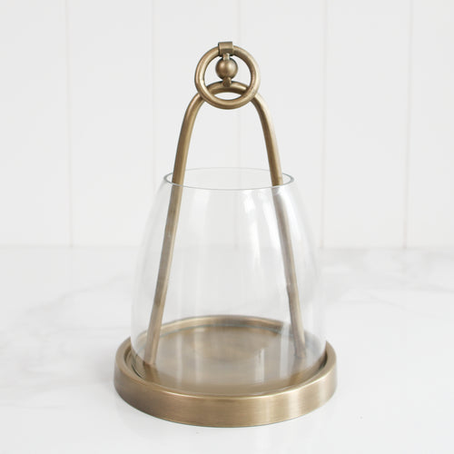 Gold Ring Top Lantern - Interior Delights