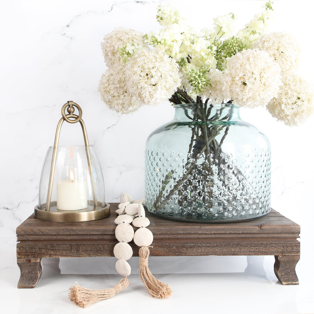 Gold Ring Top Lantern