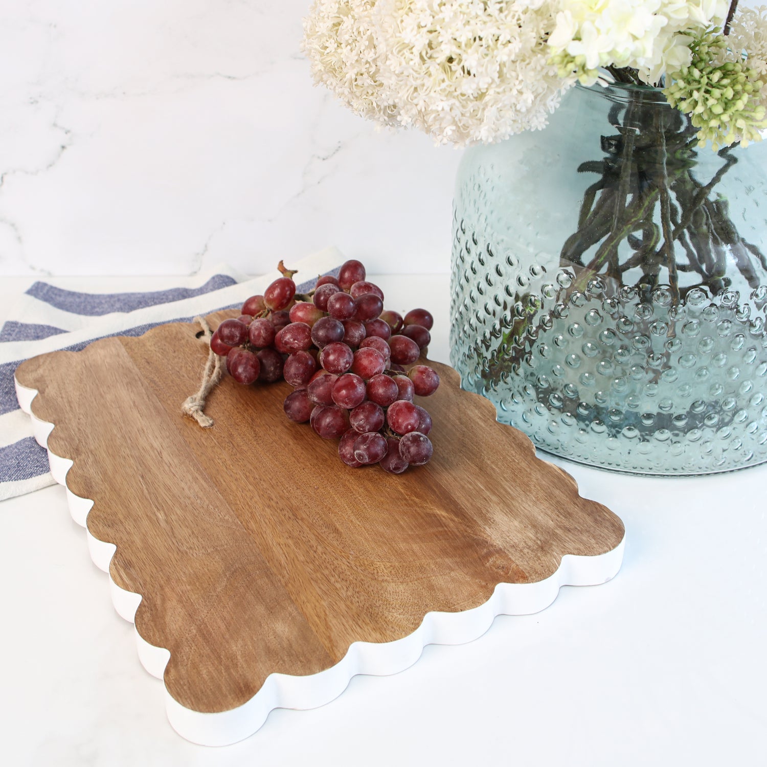 Mango Wood Scalloped Board