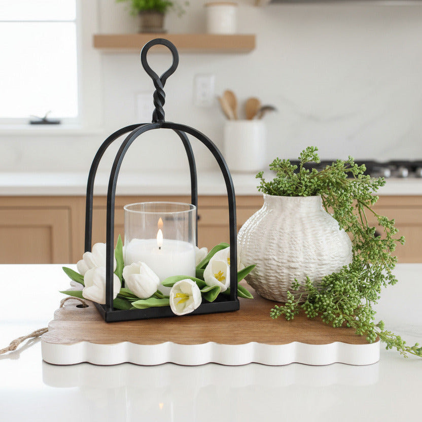 Twisted Top Lantern - Interior Delights