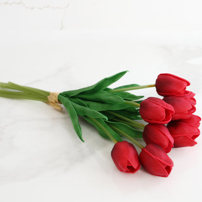 14" Red Tulip Bundle - Interior Delights