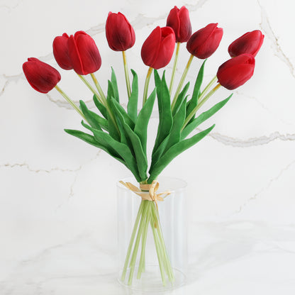 14" Red Tulip Bundle - Interior Delights