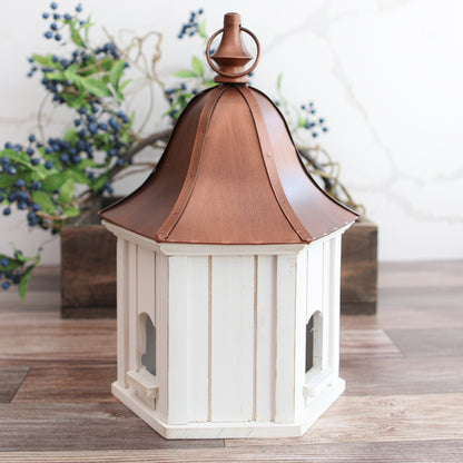 Copper Roofed Bird House