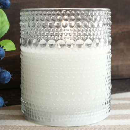 3.35" x 4" Hobnail Flameless Candle - Interior Delights