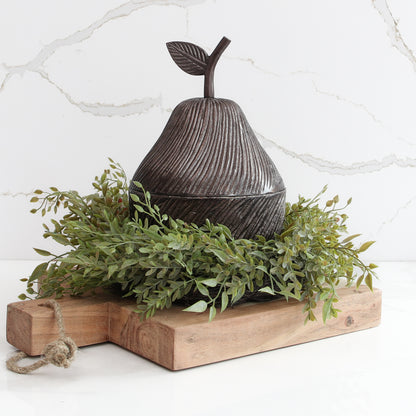 Antique Bronze Pear Jar - Interior Delights