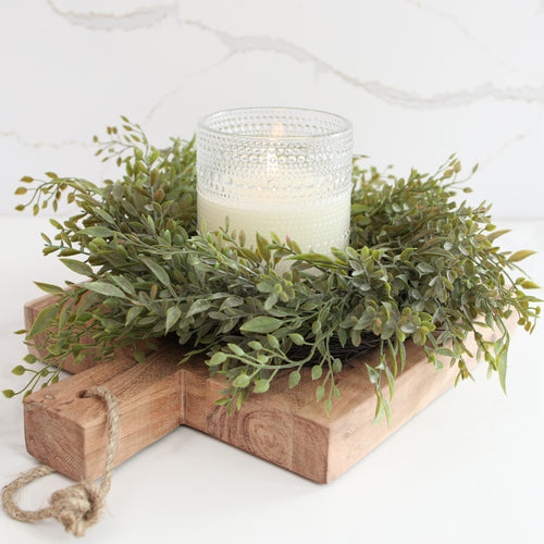 Large Mixed Sage Candle Ring - Interior Delights