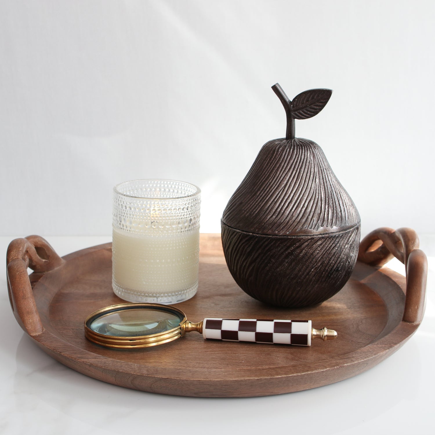 4" x 5" Hobnail Flameless Candle - Interior Delights