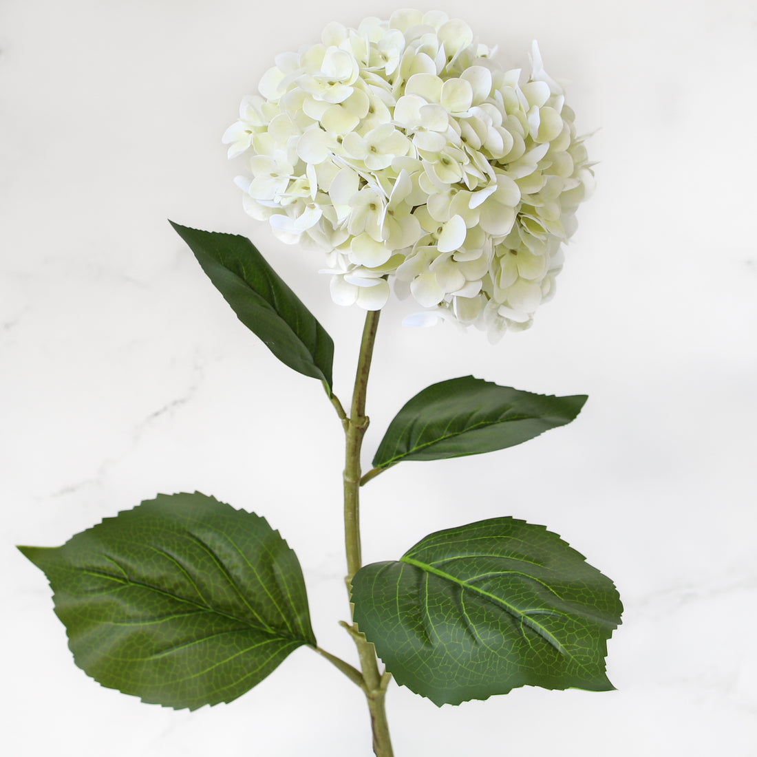 31" Cream Hydrangea Stem