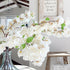 Cherry Blossom Spray - 44in long with creamy white flowers for a soft cottage feel in home decor.