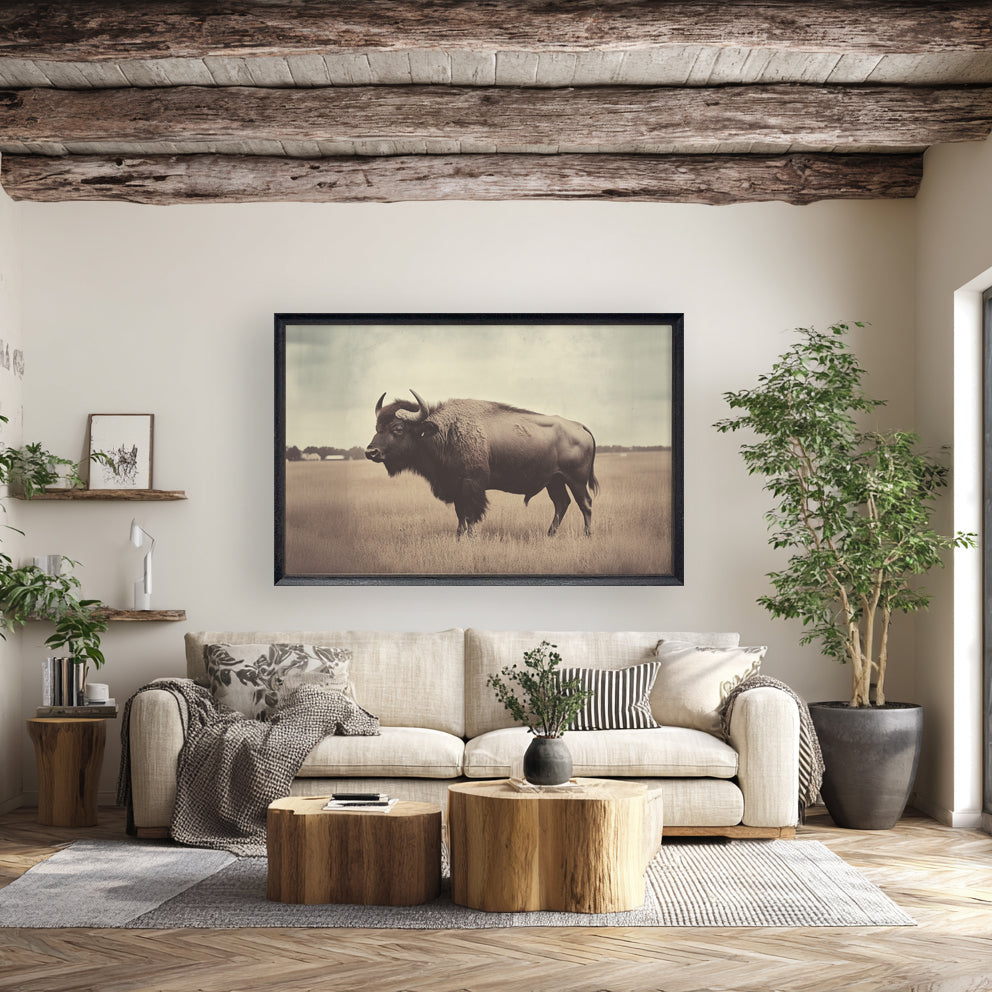 40x60 Vintage Buffalo