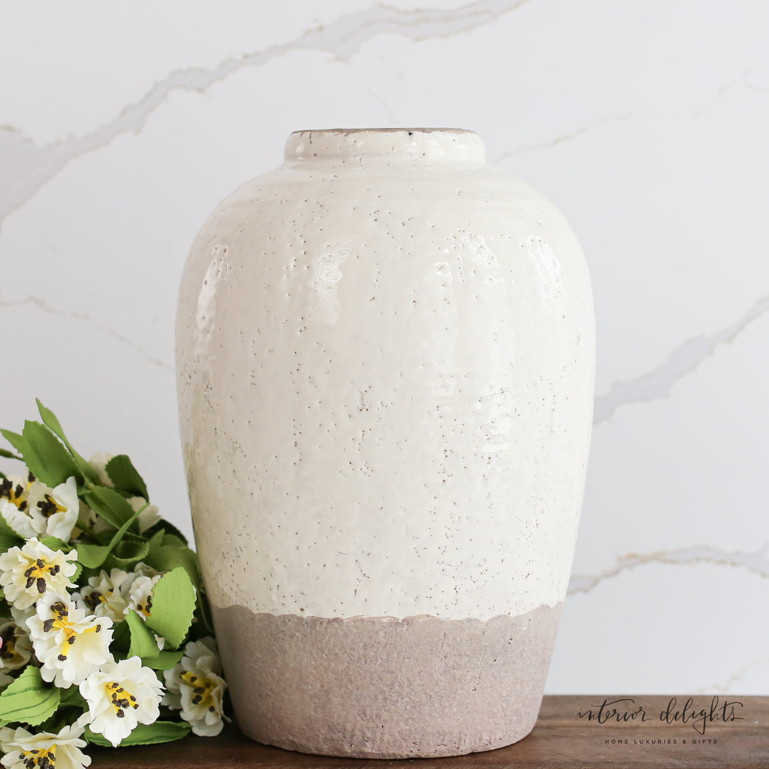 11&quot; Two Tone Reactive Vase