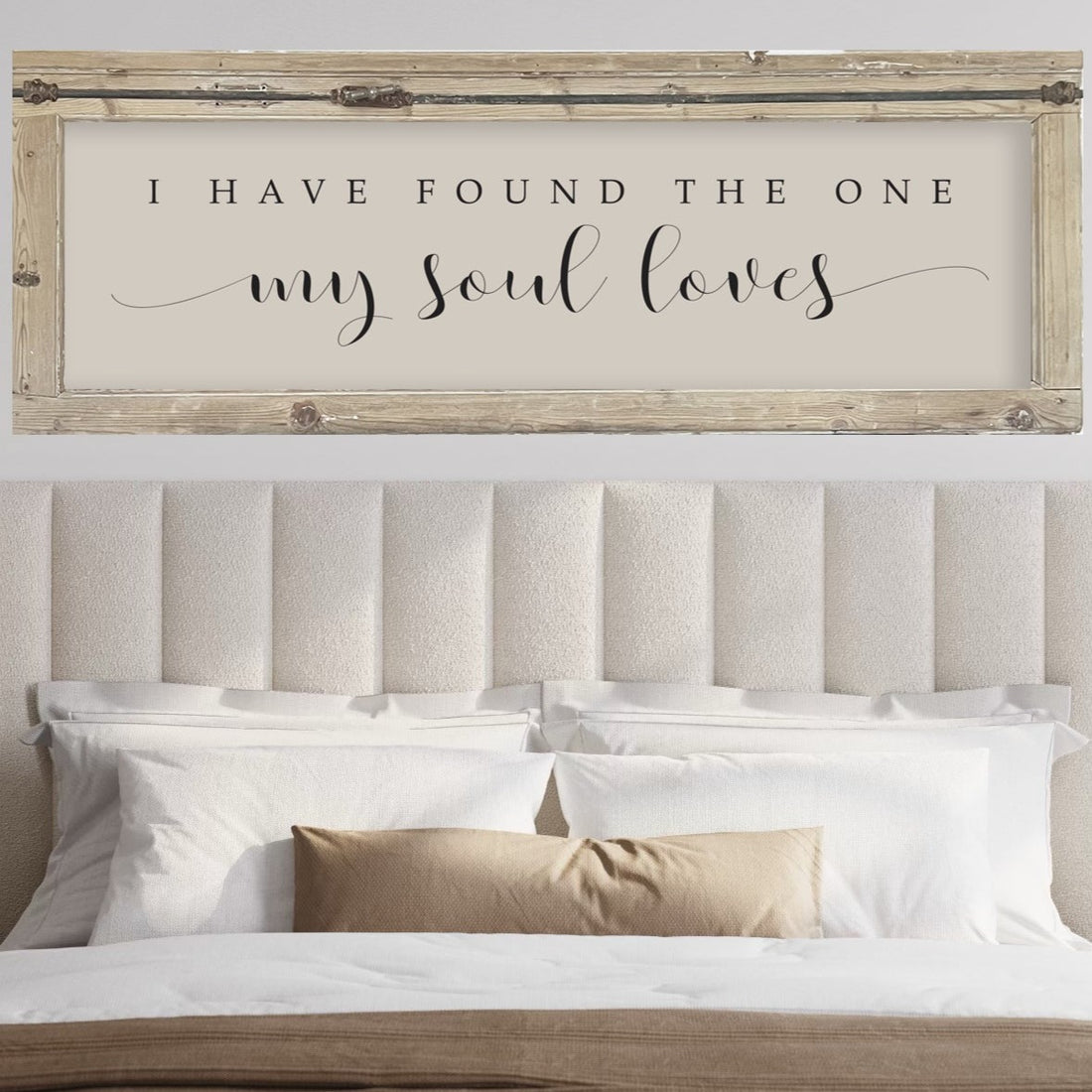 24x69 I Have Found the One Holland Window handmade vintage window art sign, perfect for home decor.