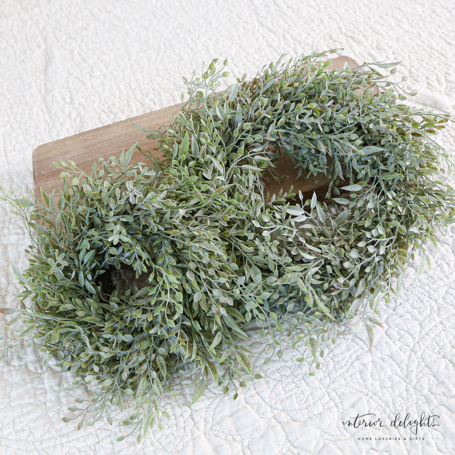 12” Mixed Sage Candle Ring
