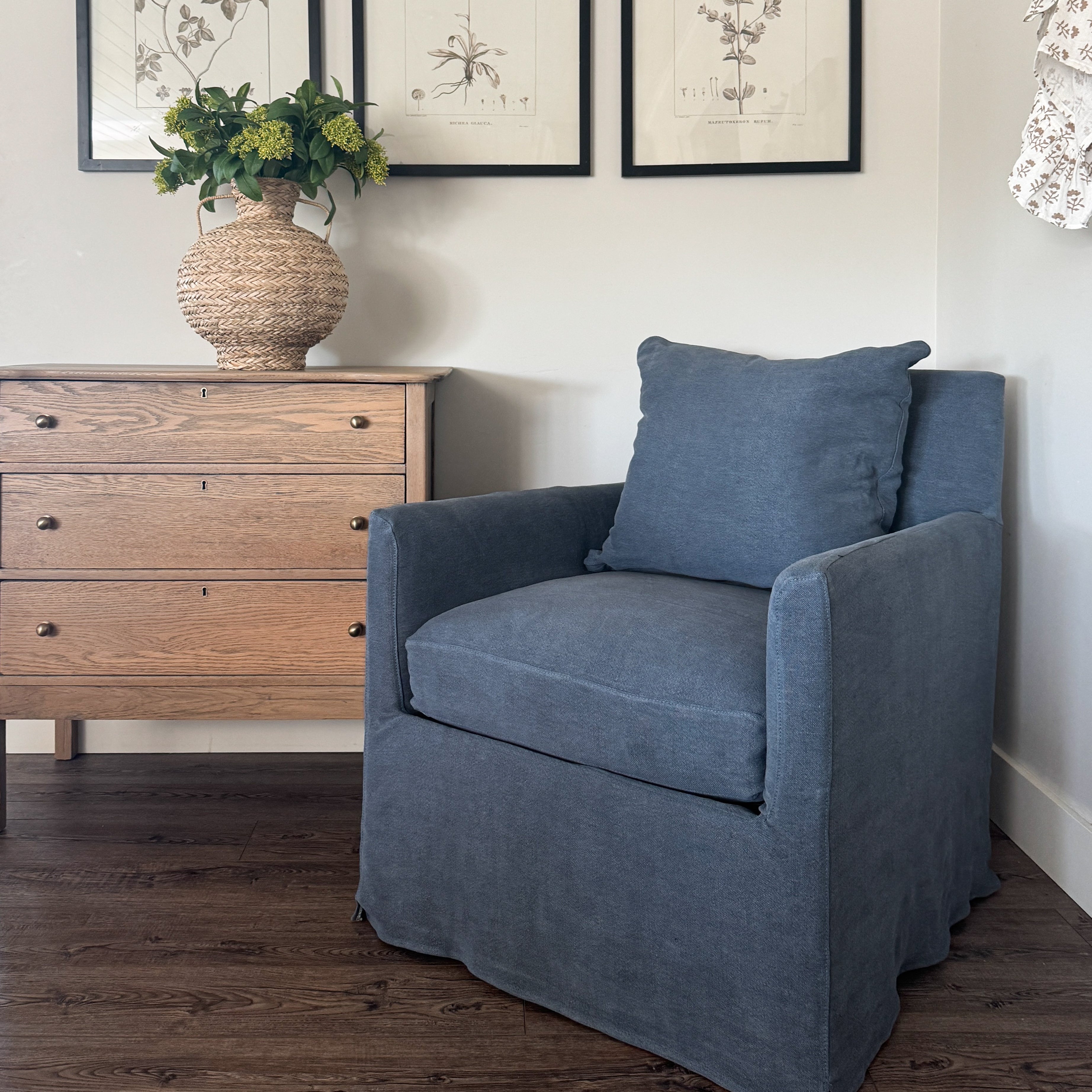 Sarah - Slipcovered Chair - Interior Delights