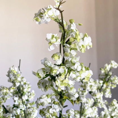 Set of 6 Cream Wild Blossom Spray - 34&quot; tall, a beautiful addition for your interior design needs.