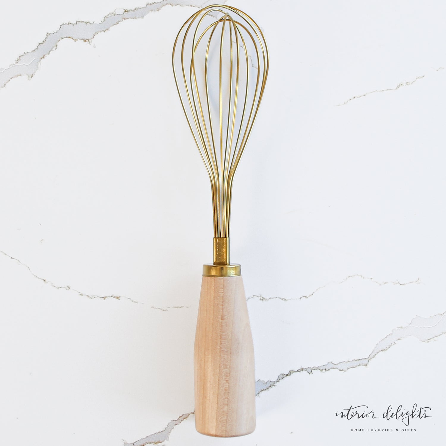 Stainless Steel Whisk with Wooden Handle