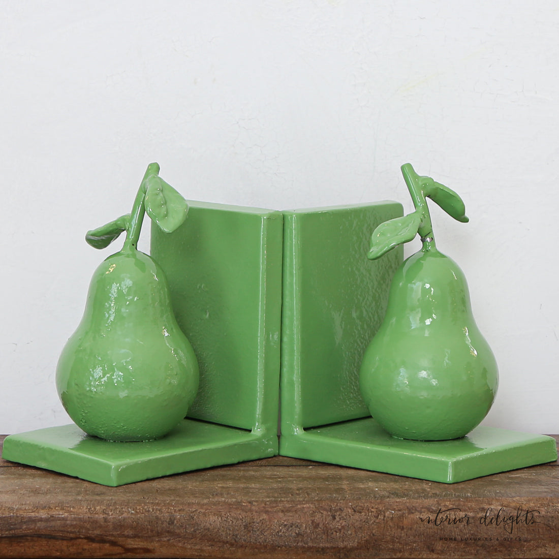 Cast Iron Pear Bookends
