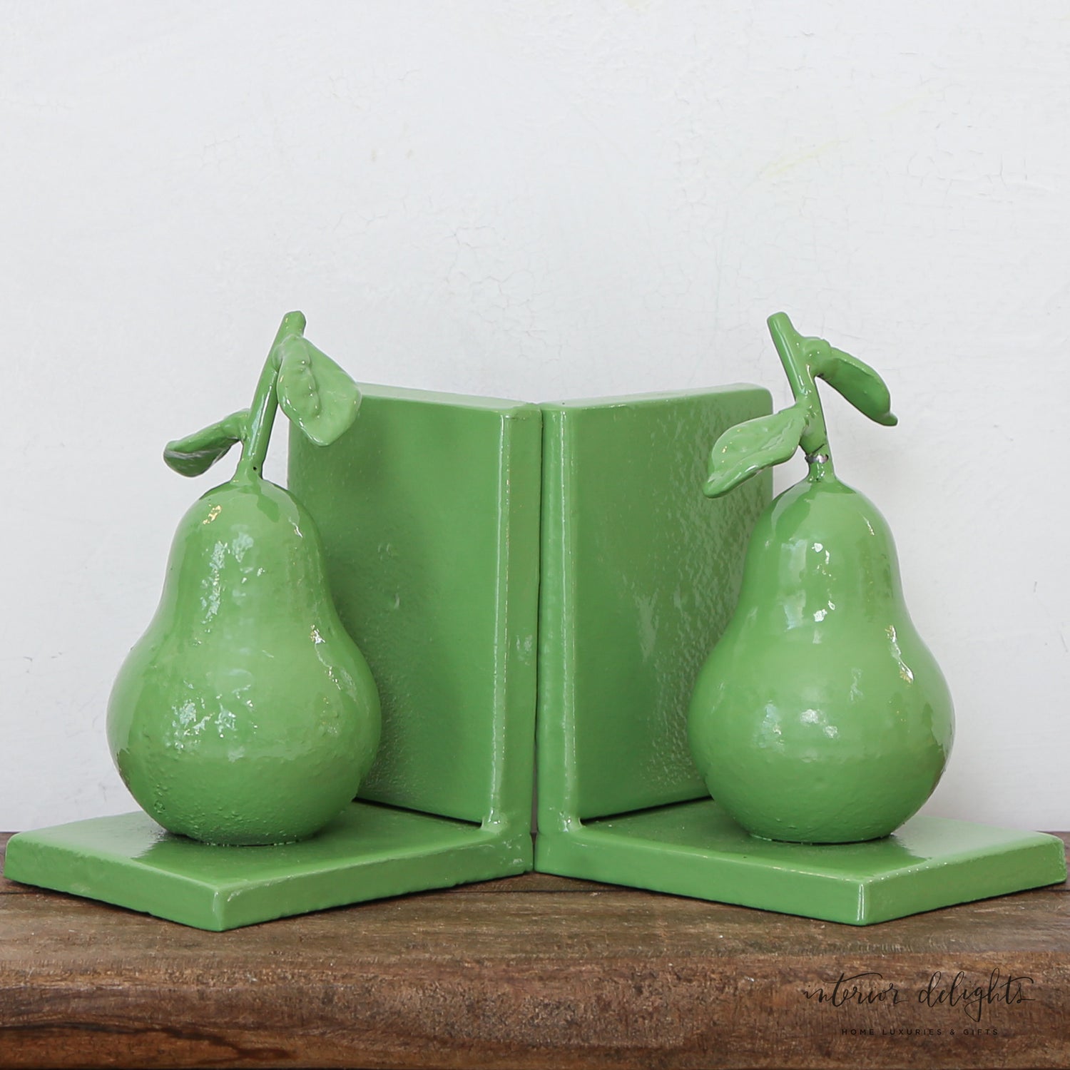 Cast Iron Pear Bookends