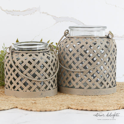 Lattice Lanterns: Set of 2