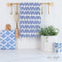 Blue Design Kitchen Towels in Blue Burst pattern, sold individually, measuring 28 inches long by 16 inches wide, perfect for enhancing your kitchen decor.