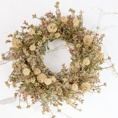 10” Cream Garden Candle Ring - Interior Delights