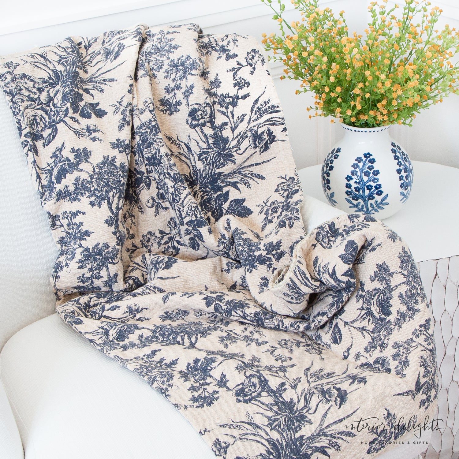 Cotton Chambray Throw