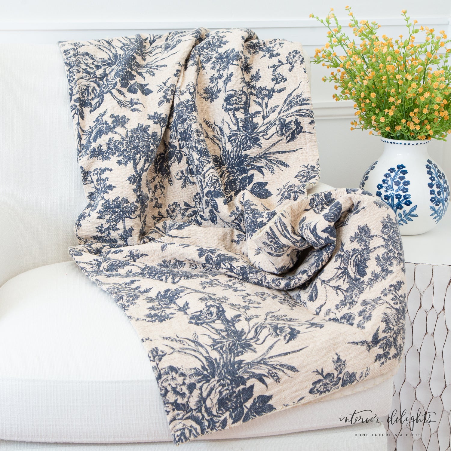 Cotton Chambray Throw