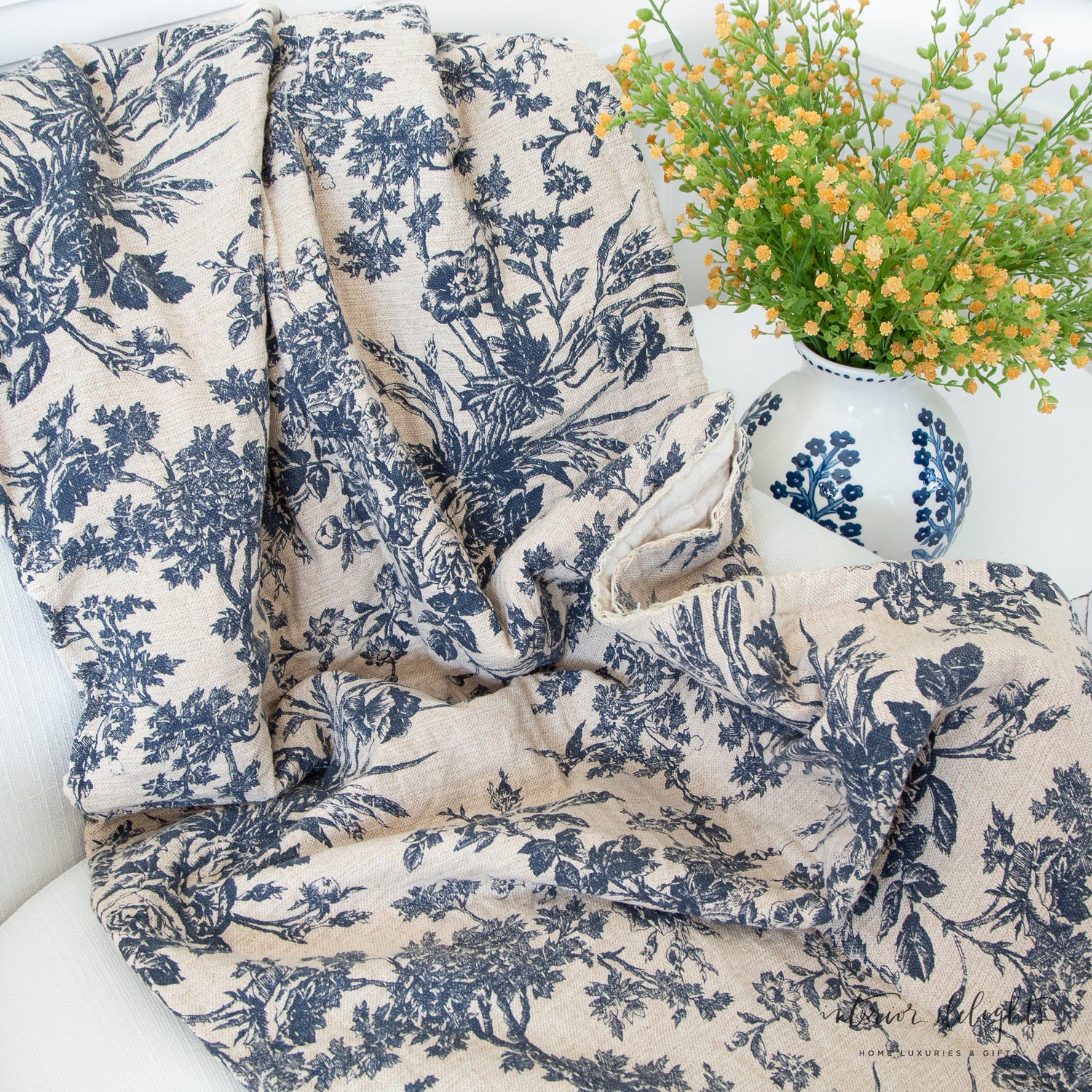 Cotton Chambray Throw