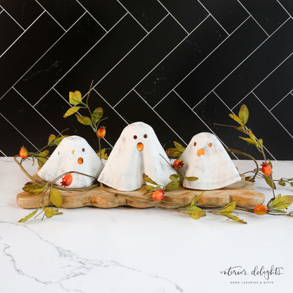 SOLD OUT Terracotta Ghost Votives- Choose From 3 Sizes