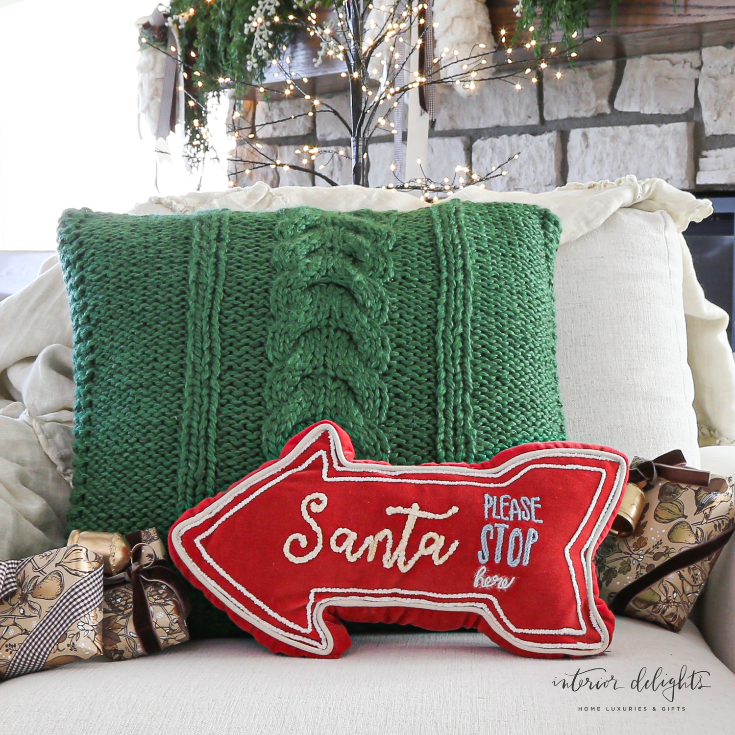 Velvet Arrow Pillow Interior Delights