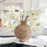 Seagrass Vase with 5 Cherry Blossom Stems - Interior Delights