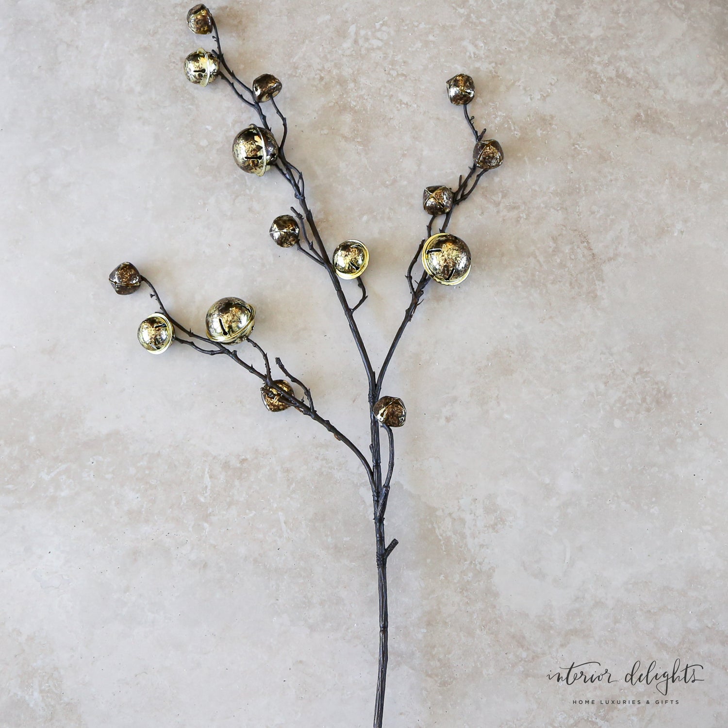 30&quot; Antique Gold Bell Stem