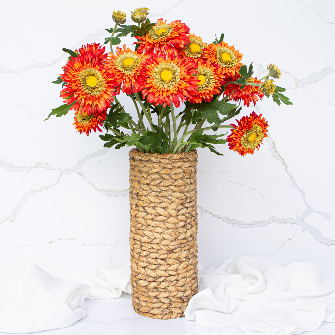 27” Orange Gerber Daisy Spray