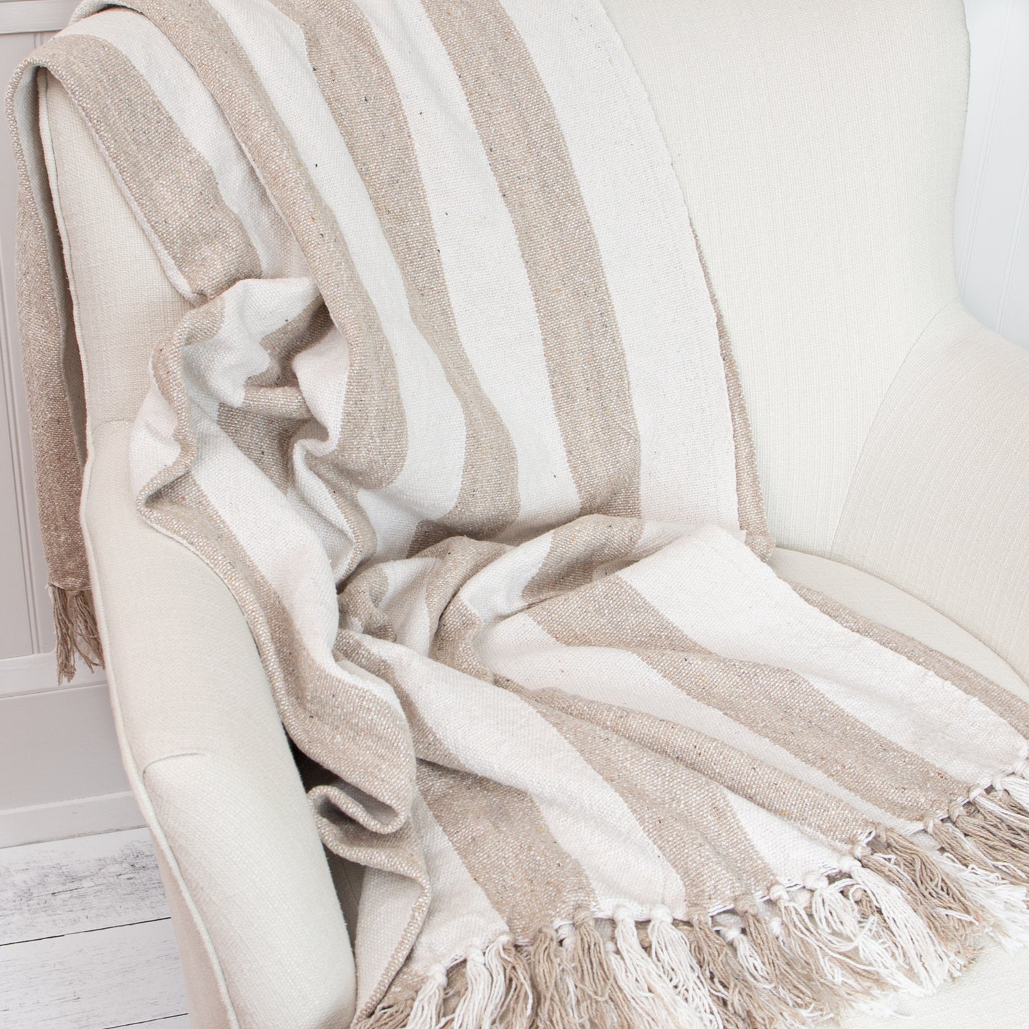Striped Throws- Choose from two colors